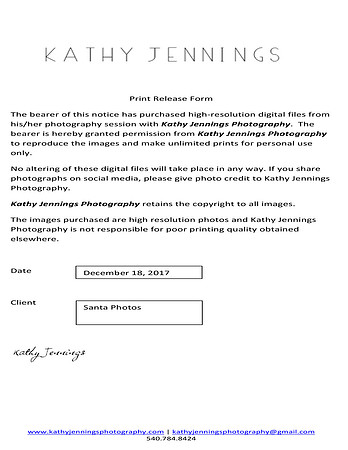 Print Release Form